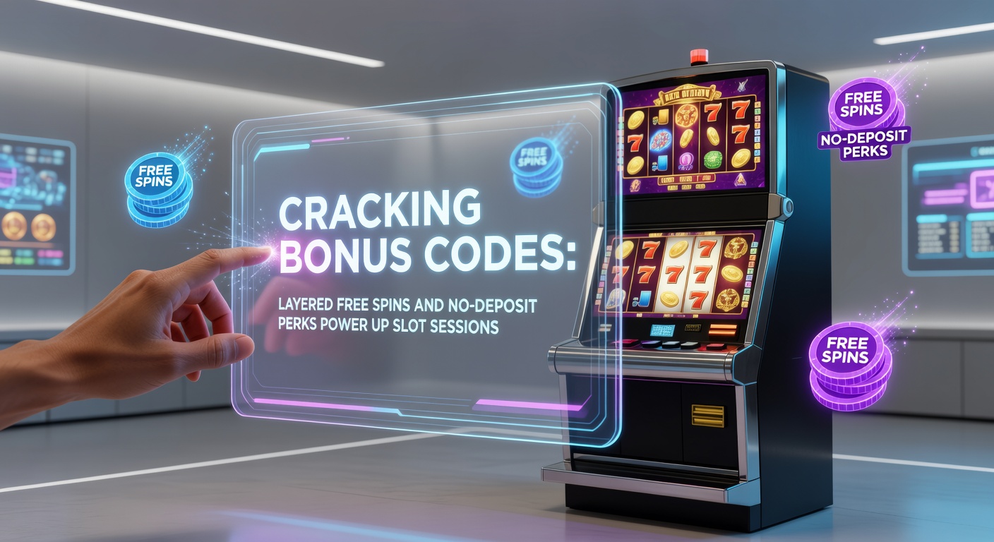 Player's screen showing a no-deposit bonus activation with free spins tally rising and slot paylines lighting up in golden hues