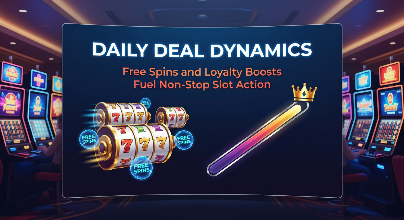 Dynamic infographic showing rising graphs of player sessions, free spin activations, and loyalty tier climbs in a colorful slot-themed dashboard