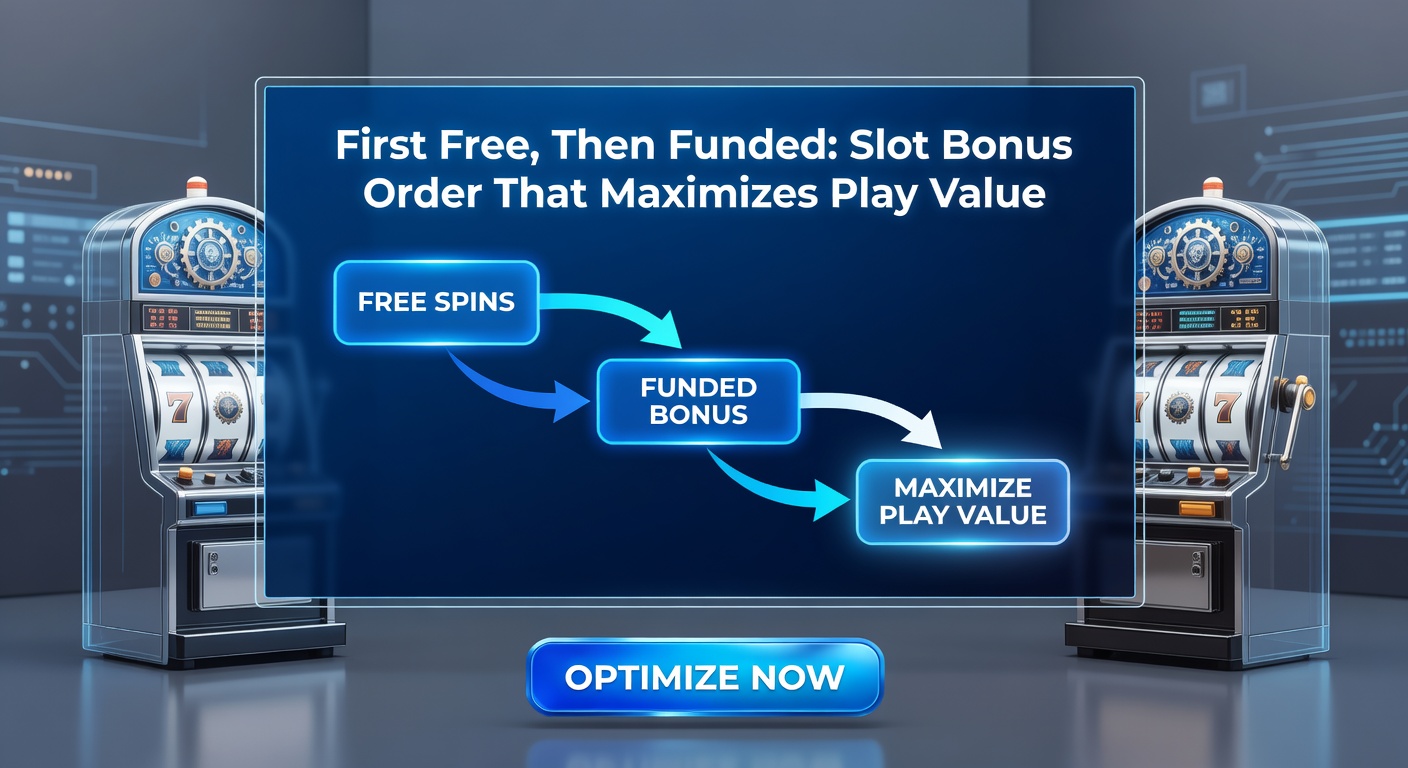 Visual representation of slot bonus progression starting with no-deposit free spins transitioning to deposit-matched rewards