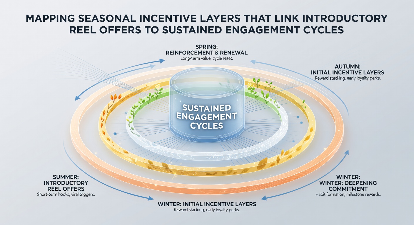 Diagram illustrating data flows between seasonal incentives and mobile engagement cycles across different portable devices