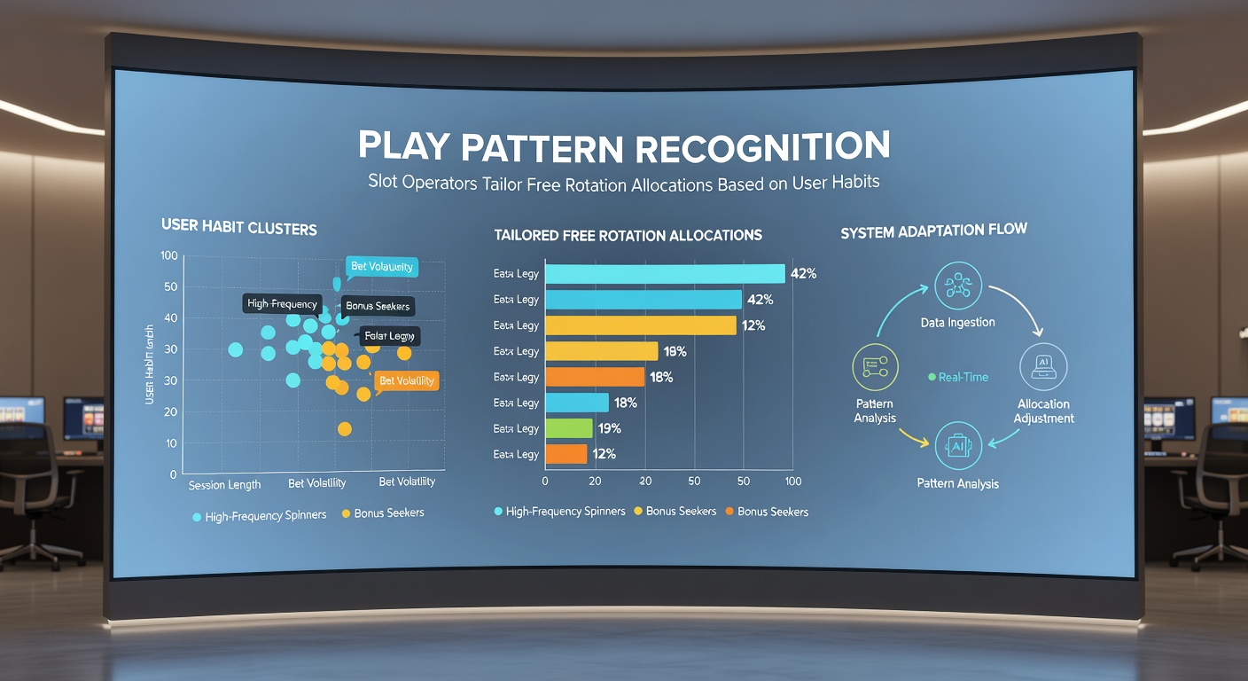 Visual representation of algorithmic models analyzing slot player patterns for free spin customization