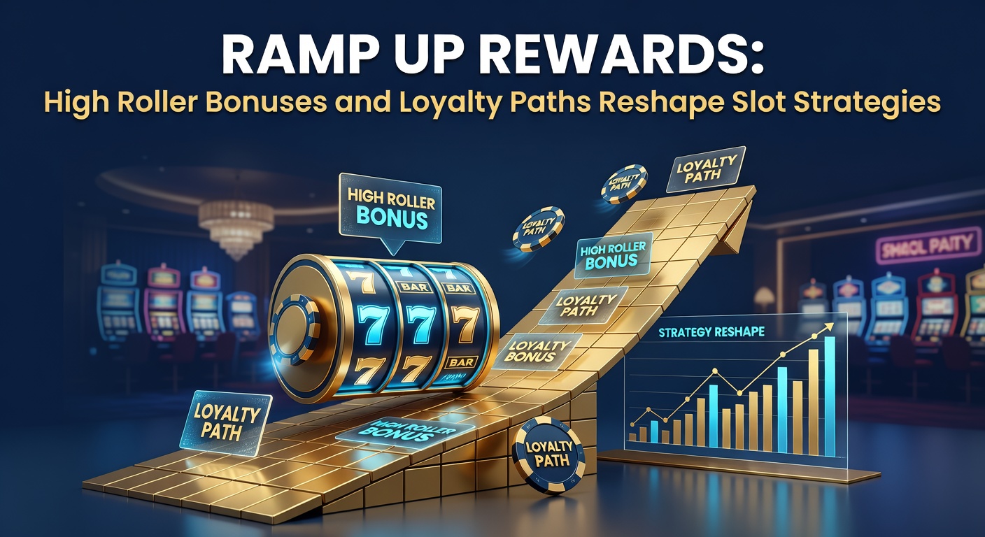 Vibrant slot machine display showcasing cascading rewards and VIP badge icons, highlighting high roller bonuses in action