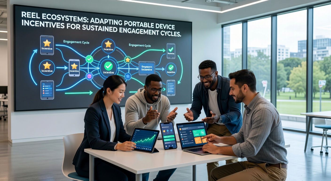 Infographic illustrating mobile incentive adaptation layers in slot reel ecosystems with engagement cycle metrics