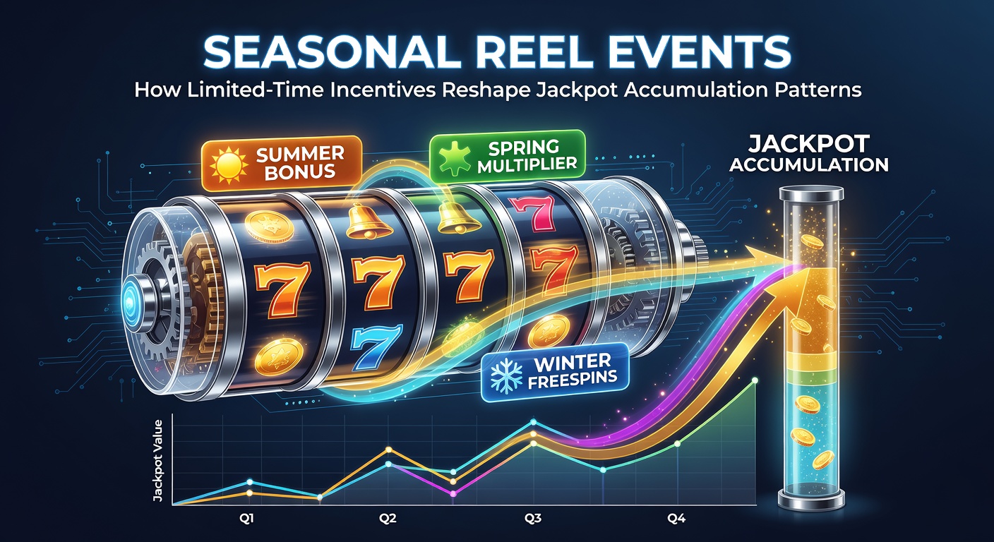 Seasonal slot event graphic showing jackpot meter with time-limited multipliers