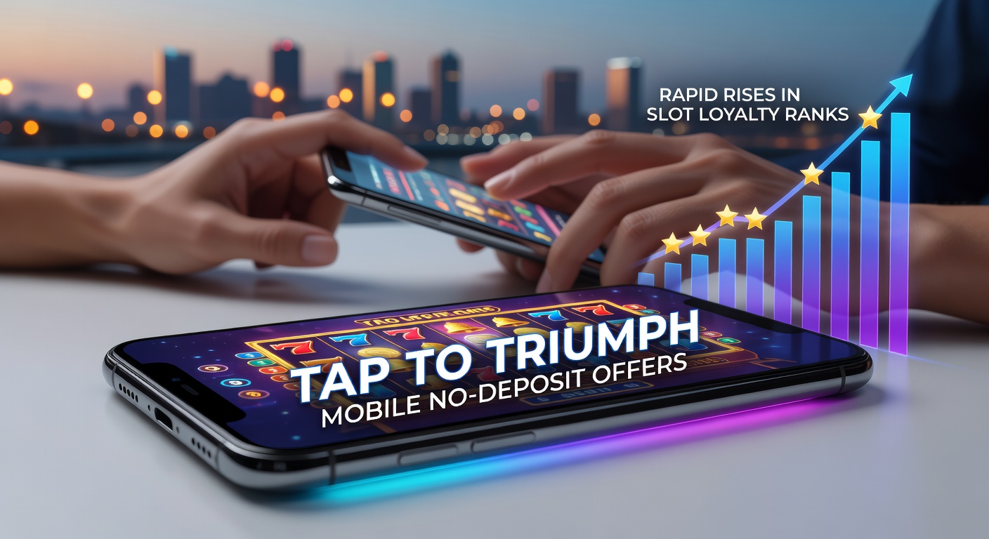 Mobile phone screen showing a slot game with no-deposit bonus activation, loyalty points ticking up rapidly